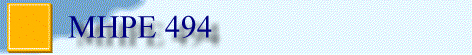 MHPE 494